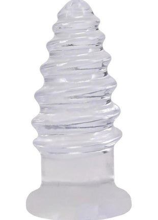 Crystal Jellies Anal Twist - Clear - 6in