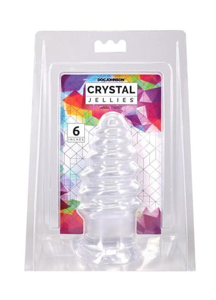 Crystal Jellies Anal Twist - Clear - 6in