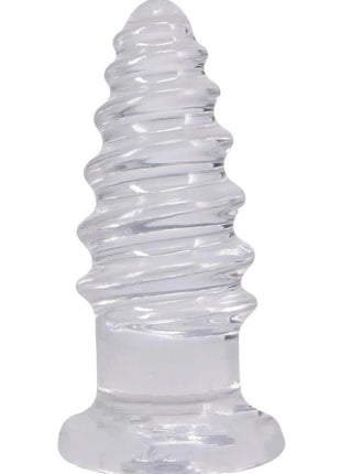Crystal Jellies Anal Twist - Clear - 7in