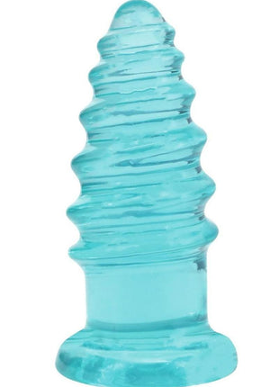 Crystal Jellies Anal Twist - Teal - 7in
