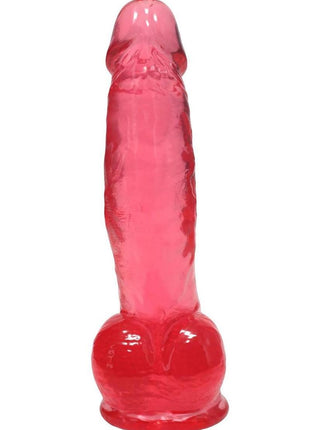 Crystal Jellies Curved Realistic Cock with Balls