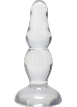 Crystal Jellies Novice Pop Plug - Clear - 4in