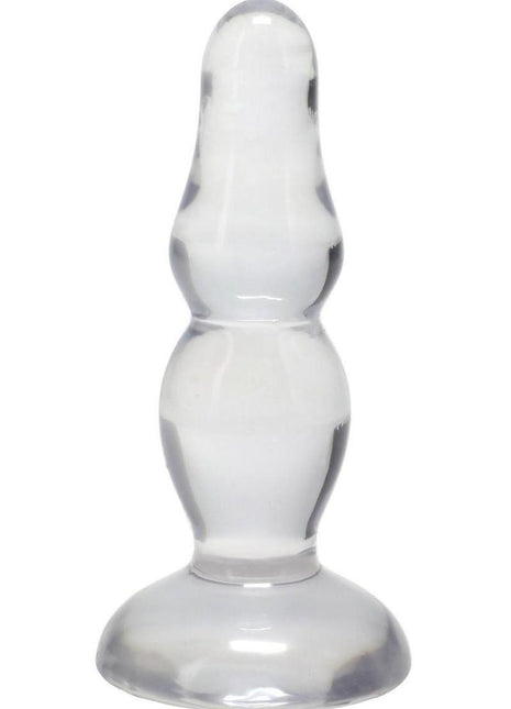 Crystal Jellies Novice Pop Plug - Clear - 4in