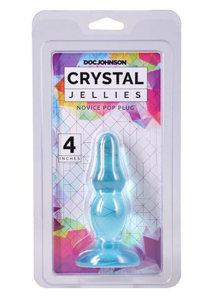 Crystal Jellies Novice Pop Plug - Teal - 4in