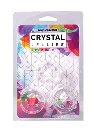Crystal Jellies Performance Ring - Clear - 3 Piece/Set