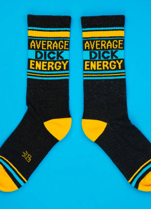 Average Dick Energy Gym Crew Socks