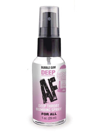 Deep AF Deep Throat Numbing Spray 1oz - Bubblegum
