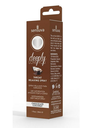 Deeply Love You Throat Relaxing Spray Chocolate Coconut - 1oz