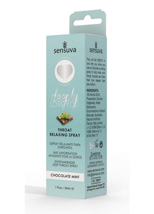 Deeply Love You Throat Relaxing Spray Chocolate Mint - 1oz