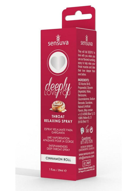 Deeply Love You Throat Relaxing Spray Cinnamon Roll - 1oz