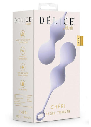 Delice ChÃ©ri Silicone Weighted Kegel Trainer - Purple