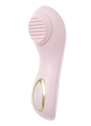 Delice Dahlia Rechargeable Silicone Stimulating Personal Massager - Pink