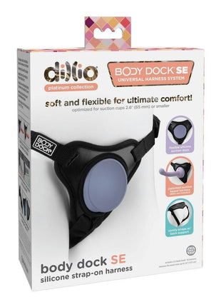 Dillio Plantinum Body Dock Harness System - Black/Lavender/Purple