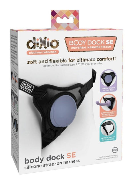 Dillio Plantinum Body Dock Harness System - Black/Lavender/Purple