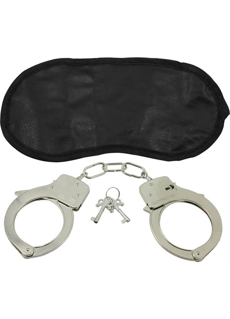 Dominant Submissive Collection Metal Handcuffs - Metal/Silver