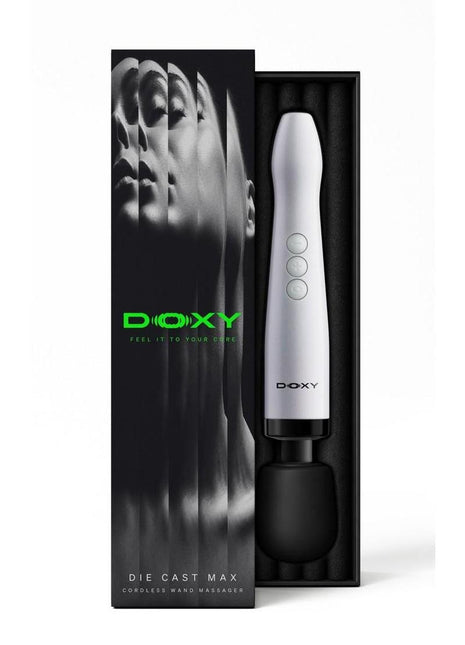 Doxy Die Cast Max Rechargeable Cordless Body Wand - White