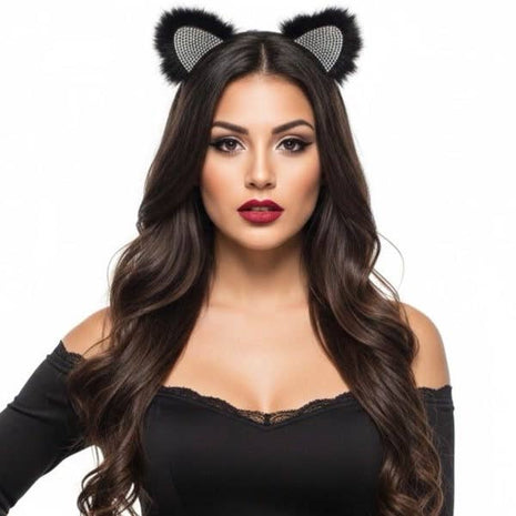 Rhinestone Furry Ears
