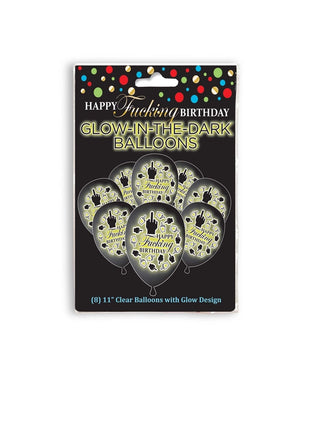 Happy Fucking Birthday Glow Balloons