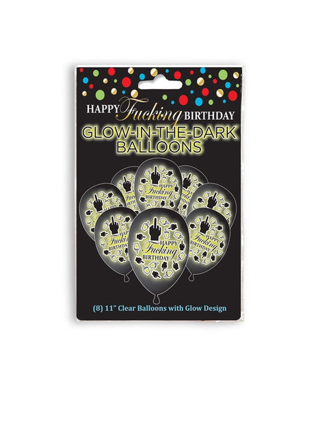 Happy Fucking Birthday Glow Balloons