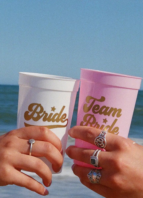 Team Bride Drink Cups