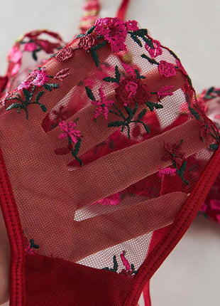 Ladies Floral Embroidery Set