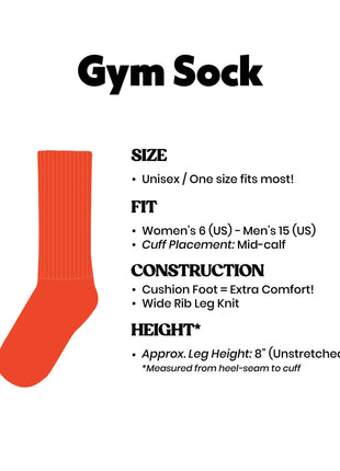 Nature Slut Gym Crew Socks