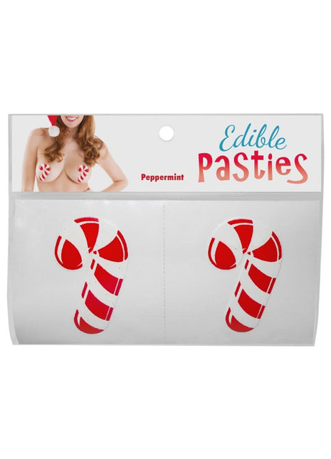 Edible Pasties - Candy Cane - 2 Per Pack