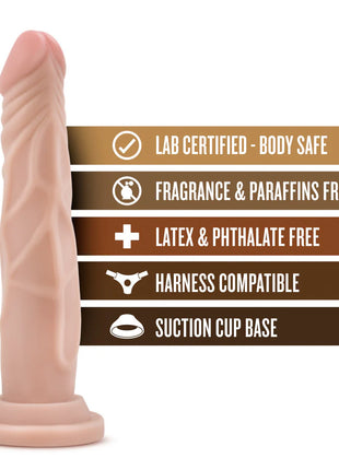 Dr. Skin Silver Collection Realistic Cock Basic 7.5 Dildo