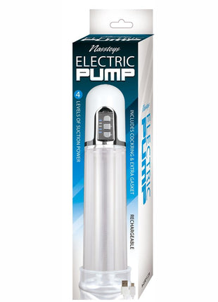 Electric Pump Rechargeable Penis Pump - Clear