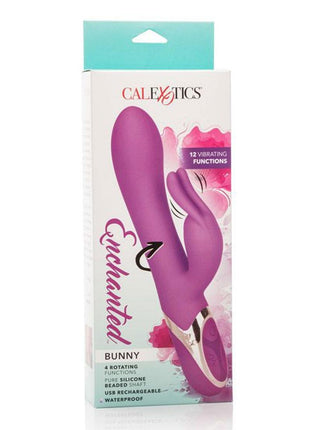 Enchanted Bunny Silicone USB Rechargeable Rabbit Waterproof - Purple