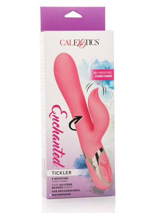 Enchanted Tickler Silicone Rechargeable Rabbit Vibrator - Pink