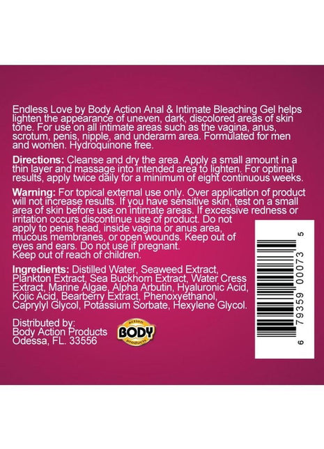 Endless Love Female Arousal Gel Maximum Strength - .5 Oz
