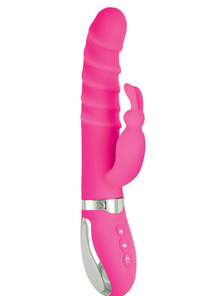 Energize Heat Up Bunny 1 Rechargeable Silicone Warming Vibrator - Pink