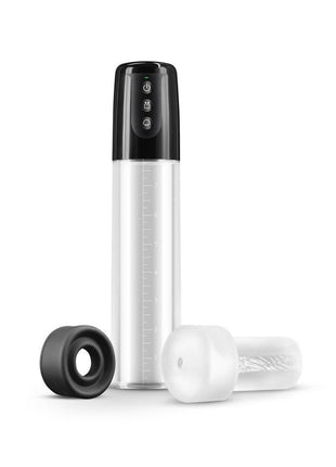 Enlarge Atlas Battery Operated Penis Pump - Black/Clear