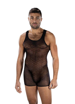 Envy Menswear Diamond Knight Romper - Os - Black