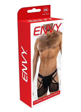 Envy Menswear X Appeal Mesh Boxer Briefs - Os - Black