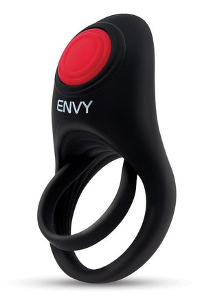 Envy Toys Bullseye Remote Vibrating Rechargeable Silicone Dual Stamina Ring