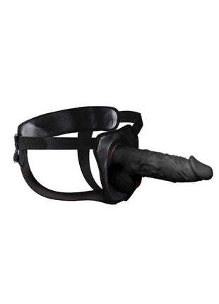 Erection Assistant Hollow Strap-On - Black - 9.5in