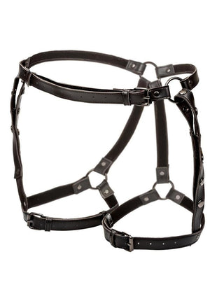 Euphoria Collection Riding Thigh Harness - Black - One Size
