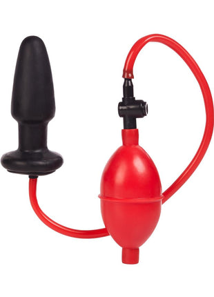 Expandable Butt Plug - Black/Red