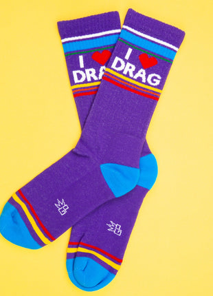I ❤️ Drag Gym Crew Socks