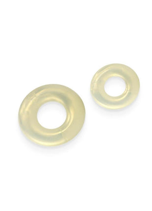 Fantasia Double Stack Cock Rings - Yellow