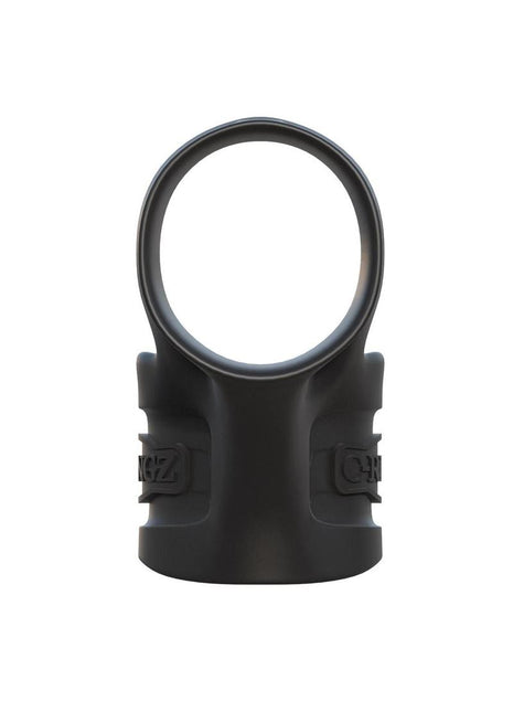 Fantasy C-Ringz Silicone Mr. Big Cock Ring and Ball Stretcher - Black