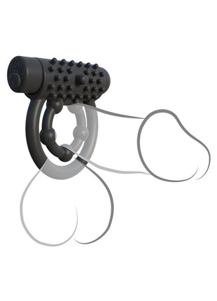 Fantasy C-Ringz Silicone Rechargeable Performance Pro Cock Ring with Remote Control - Black