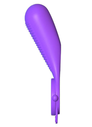 Fantasy C-Ringz Silicone Ride N' Glide Couples Cock Ring - Purple