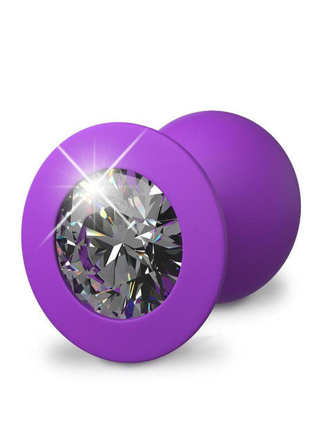 Fantasy For Her Her Little Gem Medium Plug Anal Play Silicone Waterproof - Purple - Medium