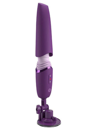 Fantasy For Her Luxe Thrust Rechargeable Silicone Vibrator - Lavender/Purple