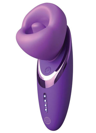 Fantasy For Her Pleasure Sucker Rechargeable Silicone Clitoral Stimulator - Purple