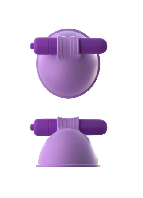 Fantasy For Her Silicone Vibrating Breast Suck-Hers Waterproof - Purple