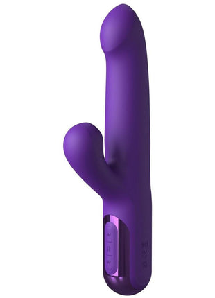 Fantasy For Her Super Sonix Rechargeable Silicone Rabbit Vibrator - Purple